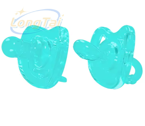Longtai Siliconate Baby Sleep Night Boca Blanco Frosted Orthodontic Dummies Soother Chupete prematuro para recién nacido - Product Image 4