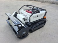 CE EPA Benzinmotor Allrad-Landwirtschafts-Roboter mit Fernbedienung, Schlegelmäher und Radlader