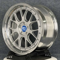 Rines de Aleación Forjados Personalizados de 2 Piezas, 18 19 20 21 22 Pulgadas, 5x112 5x120 5x130, Alta Resistencia, para BMW E30 E39 E60 E90 E92 Porsche