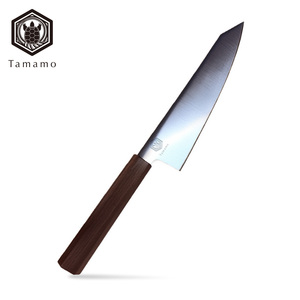 Tamamo Japanese Ginsan Kiritsuke Premium Walnut Wooden Handle Carbon Steel Durable Chef <b>Knives</b> up to 3.9in Blade Length Sale - Product Image 1