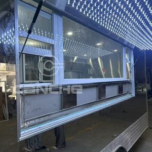 Nouvelle conception de remorque alimentaire, camion de nourriture personnalisé, remorque de bar à café mobile, kiosque extérieur de rue, restaurant - Product Image 6