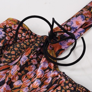 Top Corset Floral Vintage Personalizado con Tirantes Anchos y Cordones, Top Corto Estilo Bustier para Mujer, Ropa Retro, Fabricante OEM - Product Image 3