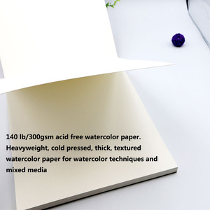 Bview Art 300gsm art sketch acquerello libro carta 20 pagine pittura aquarelle per adulti e bambini disegno - Product Image 4