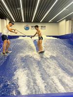 Machine de simulation de surf la plus populaire ASNL-1002 Édition professionnelle à piste unique Machine de surf d'intérieur Surfeur à une voie