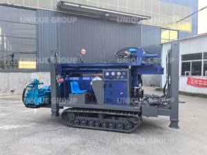 UNIQUE Engin de forage de puits d'eau portable robuste à moteur diesel, avec moteur de pompe de boîte de vitesses, puissance 55 kW, entraînement supérieur, rotation hydraulique, Max - Product Image 6