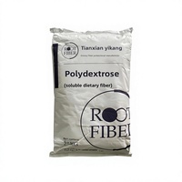 Polydextrose Tianxian Yikang, poudre cristalline de qualité alimentaire, édulcorant, fibres alimentaires hydrosolubles pour le pain et les boissons, sac de 25 kg