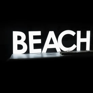 Insegne Luminose in Acrilico Lucido con Logo, Personalizzazione Gratuita di Colore e Dimensioni, Alimentatore Trasformatore per Pubblicità su Edifici - Product Image 6