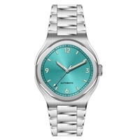 Montres automatiques pour femmes en acier inoxydable personnalisées, nouveau design unique, haute qualité, étanches, sportives, élégantes, couleur or rose