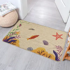 Tappetino porta ingresso tappetino da cucina bagno assorbente acqua tappeto floreale antiscivolo tappetini rettangolari