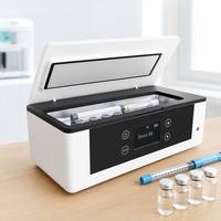 Mini-réfrigérateur portable 2L moderne pour insuline, boîte de refroidissement à semi-conducteurs rechargeable, température constante, pour médicaments et vaccins EDC