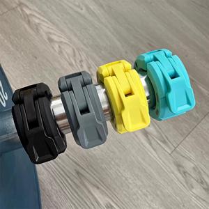 Colliers d'entraînement d'haltérophilie <span class=keywords><strong>de</strong></span> gymnastique en nylon professionnel <span class=keywords><strong>de</strong></span> 50mm avec pinces à dégagement rapide équipement d'<span class=keywords><strong>exercice</strong></span> magnétique - Product Image 5