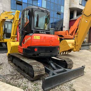Mini-excavatrice sur chenilles Kubota KX155 d'occasion, en bon état de marche, à bas prix, certifiée CE/EPA, à vendre, excavatrice hydraulique - Product Image 4