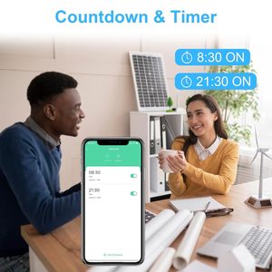 Presa Intelligente Antela 16A Tipo F Italiano con Wi-Fi, Monitoraggio Energetico, Protezione da Sovraccarico, Uso Universale - Product Image 5