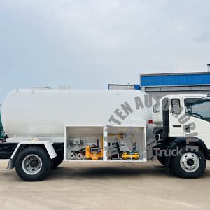 Mini camion-citerne de gaz de pétrole liquéfié à 6 roues Capacité de 3000 à 15000 litres Poupe gonflable 3-15cbm Mini camion-citerne GPL - Product Image 3