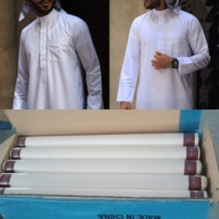 Tissu pour thobe d'Osaka, Japon, tissu pour robe blanche arabe, tissu pour abaya, textile musulman, robes arabes, tissu pour hijab