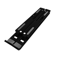 Support d'ordinateur portable pliable Zaidtek avec angle d'inclinaison réglable sur 10 niveaux, en caoutchouc, noir/couleur personnalisée et support ODM/OEM