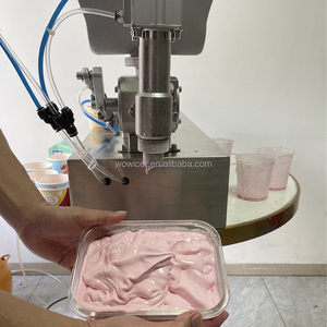 <strong>Ice</strong>-<strong>cream</strong>-filling-machine Hand Jiangmen <strong>Cones</strong> and Cup Filling Semi Automatic <strong>Ice</strong> <strong>Cream</strong> <strong>Cone</strong> Fill Machine
