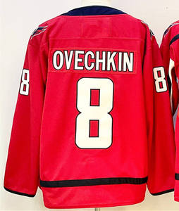 Nueva Camiseta de Hockey sobre Hielo Cosida de Washington 2025, 8 Alexander Ovechkin, 77 T.J. Oshie, Camiseta Personalizada del Equipo - Product Image 2