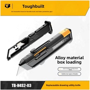 <span class=keywords><strong>Couteau</strong></span> utilitaire et grattoir TOUGHBUILT TB-H4S2-03-R avec cartouche rechargeable et 2 magazines - Product Image 1