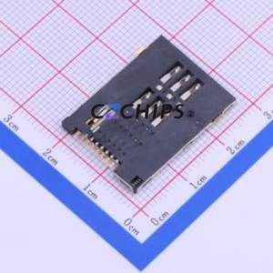 475530001 SIM Card Connector SMD Connector Self-Return Type Mini SIM Card Card Holder With Card Detection - Product Image 2