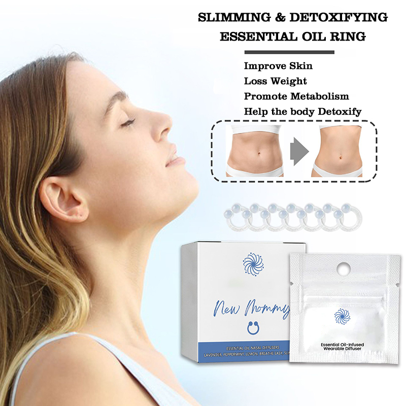 hot selling super slim slimming & detoxifying nose essential oil ring