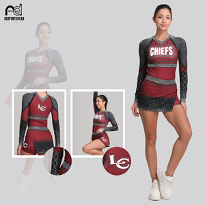 ชุดเชียร์ลีดเดอร์สวยงามสำหรับขายส่ง ปี 2026 ชุดแสดงสำหรับสาวๆ ชุดยูนิฟอร์มเชียร์ลีดเดอร์ - Product Image 4