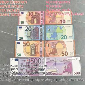 Billetes de Euro de Juguete, Billetes de Papel de 10, 20, <span class=keywords><strong>50</strong></span> y 500, Hechos a Mano, de Doble Cara, Novedad, ÉXITO DE VENTAS, Ecológicos para Año Nuevo - Product Image 6