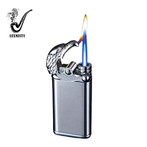 Thiết Kế Cổ Điển Có Thể Sạc Lại Trực Tiếp Hơi Nhẹ Hơn Đại Bàng Phong Cách Đánh Lửa Đôi Windproof Cho Thuốc Lá Và Ngọn Đuốc Quà Tặng Doanh Nghiệp - Product Image 4