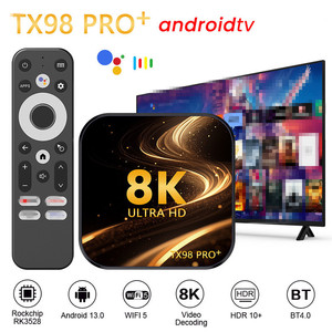 TX98 <span class=keywords><strong>Pro</strong></span>+ Decodificador 8K Android 13 TV Box 2GB/4GB RAM 16GB/32GB ROM RK3528 Wifi Dual con Control Remoto por Voz Compatible con Reproductor <span class=keywords><strong>IPTV</strong></span> - Product Image 5