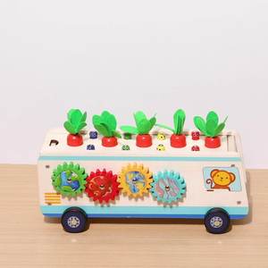 Caja de inteligencia de madera Montessori, iluminación de jardín de infantes, forma de Color temprano, rompecabezas educativo a juego, juguetes Montessori para bebés - Product Image 5