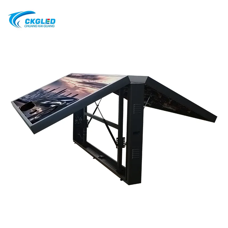 Waterproof High Definition Double Side Outdoor Led Screen P10 mm Customized Iron Box Led Display Panel