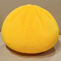 Jouets en peluche mignons et doux en forme de nourriture, porte-clés en peluche colorés en forme de raviolis Baozi, jouets en peluche rembourrés en coton PP