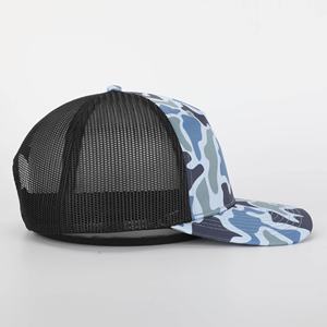 Trucker Hats High Quality Camo Trucker Hat Bulk 5 Panel Mesh Trucker Hats With Custom 3D embroidery Logo <b>Mens</b> <b>Baseball</b> <b>Caps</b> - Product Image 5