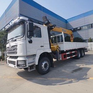 Camión Grúa Shacman F3000 6*4 <span class=keywords><strong>de</strong></span> 10 Toneladas con Pluma Recta, 3 Ejes, Camión <span class=keywords><strong>de</strong></span> Servicio Pesado <span class=keywords><strong>para</strong></span> Transporte <span class=keywords><strong>de</strong></span> Equipo Pesado - Product Image 4