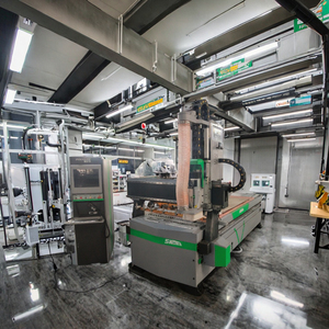 Tự động <span class=keywords><strong>CNC</strong></span> <span class=keywords><strong>Router</strong></span> ATC cọc dễ dàng hoạt động cho nhà hàng gỗ mềm-kim loại khắc New mang động cơ PLC hộp số lõi - Product Image 4