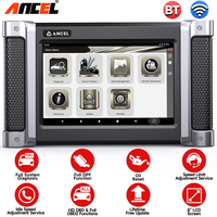 Scanner de véhicules utilitaires Ancel HD8000 avec Bluetooth 5.2 et réinitialisation DPF pour Cummins/Detroit/Paccar/Maxxforce/Caterpillar