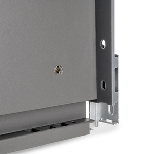 Vertice 450mm profondità acciaio grigio morbido-chiusura cassetto 93mm altezza 40kg capacità di carico 18mm spessore pannello 3D regolazione moderna - Product Image 6