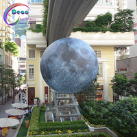Ballons géant gonflables à éclairage LED, 1 ensemble, décoration de la terre, de la lune, Saturn, uruna, netum, Mercury, pour fête