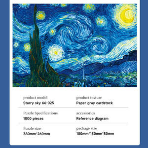 <span class=keywords><strong>Puzzle</strong></span> <span class=keywords><strong>Van</strong></span> <span class=keywords><strong>Gogh</strong></span> 1000 pièces pour adultes Premium Art Landscape High Difficulty Collectible Gift Educational & Home Decor - Product Image 5