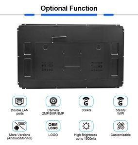 Màn Hình Cảm Ứng Điện Dung Allinone <span class=keywords><strong>Lcd</strong></span> Gắn Phẳng 55 Inch Kích Thước Lớn Máy Tính Tất Cả Trong Một Cho Kiosk - Product Image 3