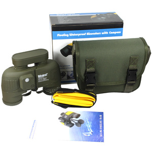 Binoculares Boshwert 10x50 Verde Militar con Telémetro de Largo Alcance, Completamente Multicapa, Rellenos de Nitrógeno, Impermeables, Alta Potencia HD - Product Image 4