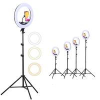 Jinbei EFR-36 18 pouces LED Ring Light Dimmable photographie vidéo maquillage 36W LED Selfie Ring Light 2700K-7500K avec trépied support