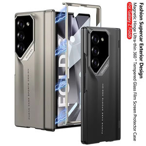 Étui de téléphone portable mat Ultra mince de haute qualité <span class=keywords><strong>pour</strong></span> <span class=keywords><strong>Samsung</strong></span> Z Fold 4 5 6 7 avec <span class=keywords><strong>coque</strong></span> de Film d'écran en verre couverture rigide antichoc - Product Image 3