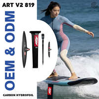 Axis Foil ART V2 819, aile de kitesurf en carbone à module élevé, pour démarrage au dock, pompe de kitesurf pour planche de surf, jeux aquatiques, hydrofoil