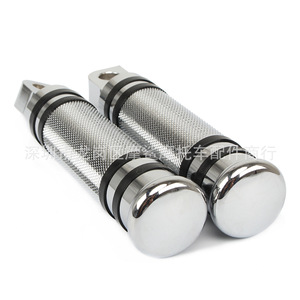 Pedales Moshark para Motocicleta, 107x25mm, Aluminio CNC, Estilo Retro, Piezas de Modificación para Harley - Product Image 1