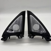Pour BMW Série 4 G22 G23 : Plaque de couverture lumineuse de montant A, éclairage d'ambiance synchrone, cache de klaxon en acier inoxydable – Accessoires intérieurs de voiture