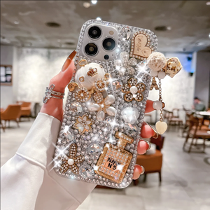 Sang trọng bí ngô xe với kim cương áp dụng cho <span class=keywords><strong>iPhone</strong></span> mô hình mới bảo hiểm đầy đủ chống thả trường hợp điện thoại - Product Image 3