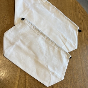 Sac en mousseline avec cordon de serrage, pochette en coton biologique pour Noël, sac en toile pour le pain, motif coloré, recyclé, réutilisable, lavable, pour les jouets - Product Image 3