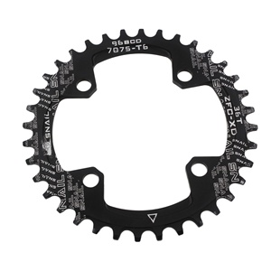 2023 mới xe đạp xích 104bcd40t/42T/44t hẹp rộng Đĩa đơn xe đạp quây chainwheel chainring - Product Image 4