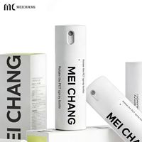 Flacon pulvérisateur PET à buse rotative 80ml 100ml 120ml, emballage givré personnalisé anti-fuite pour les soins de la peau, la beauté et les soins personnels